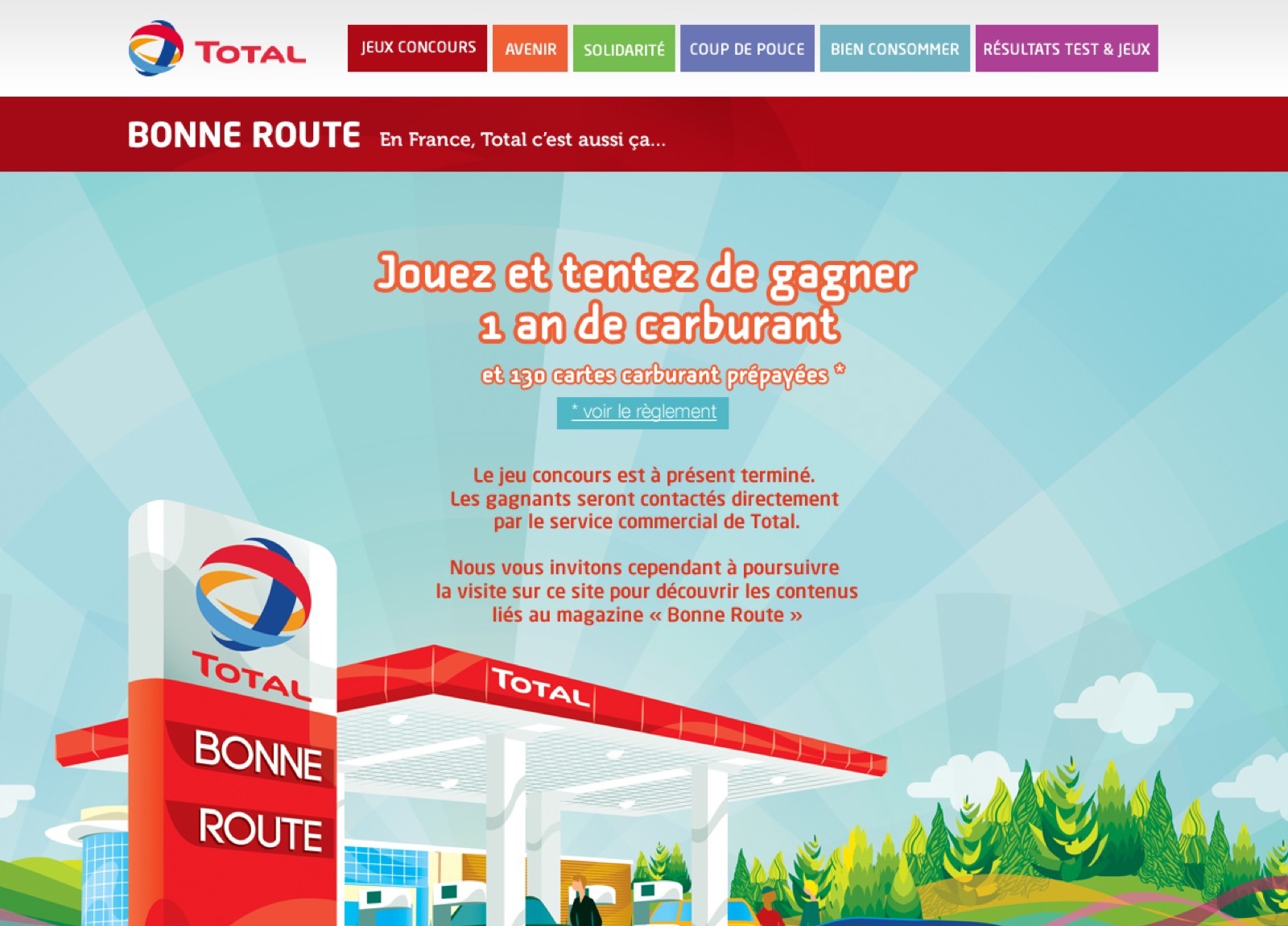 TotalEnergies, Opération Bonne Route de Total