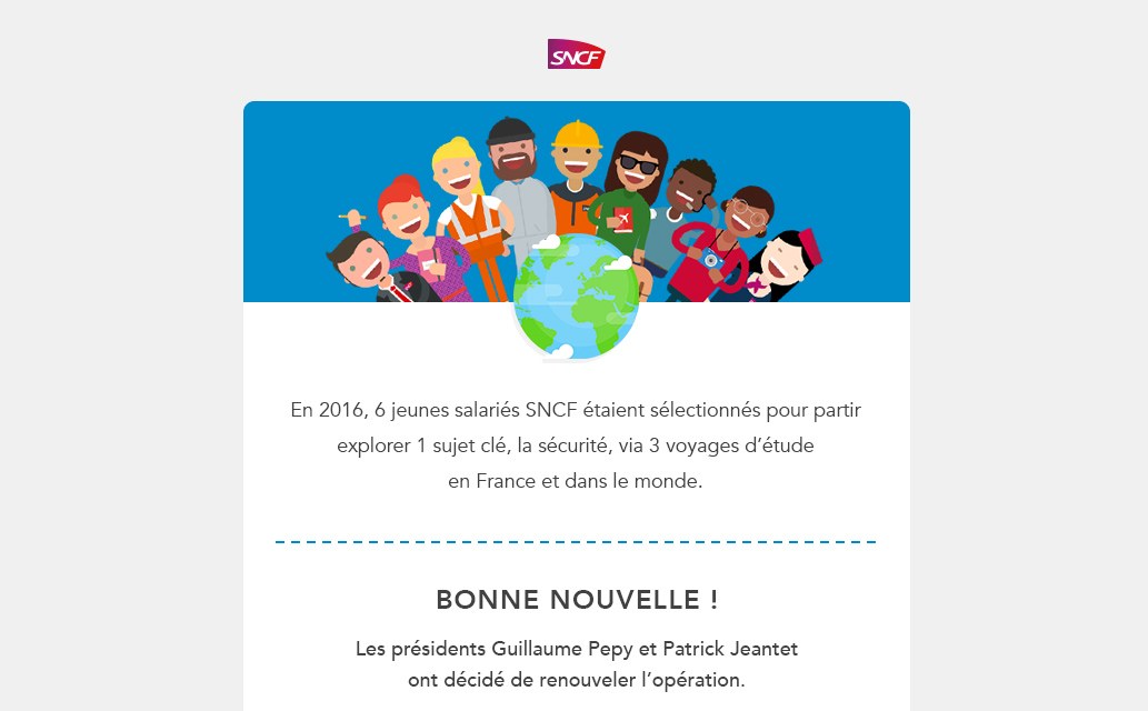 SNCF, Blog Trotters SNCF