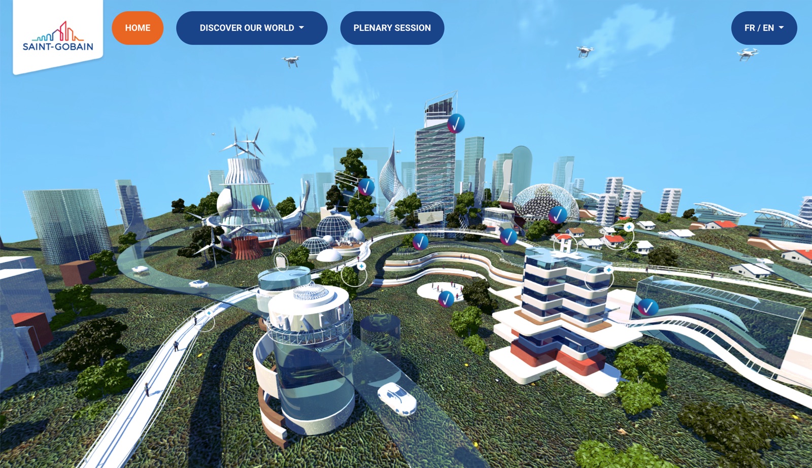 Saint-Gobain, Plateforme 3D du Capital Market Day Saint-Gobain