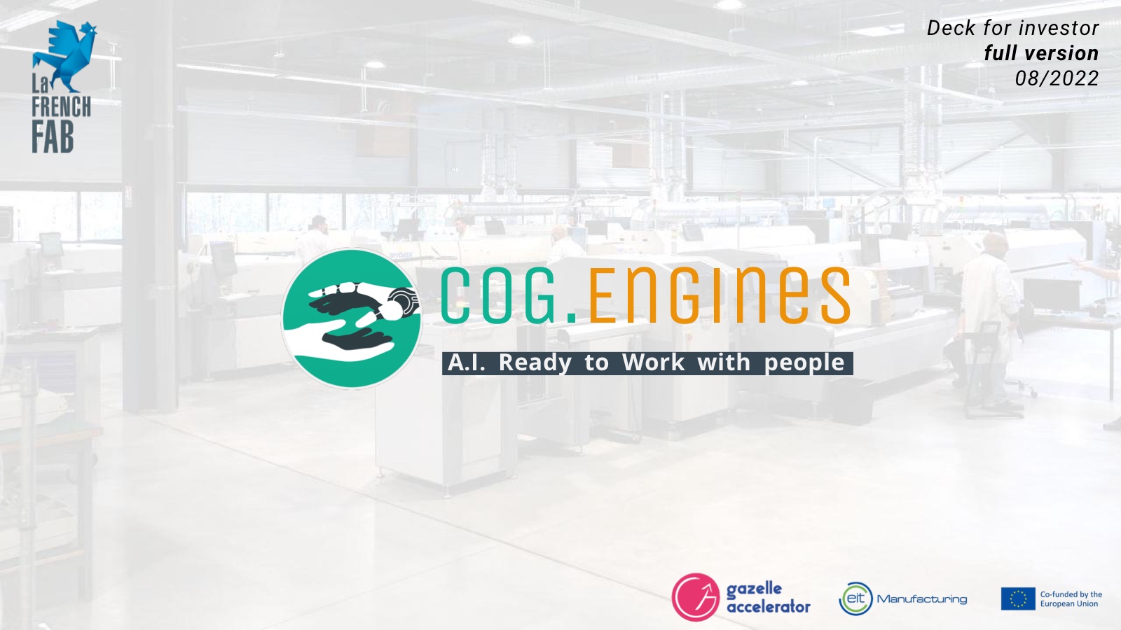 CognitivEngine, Conseil en communication d'une startup de robotique cognitive